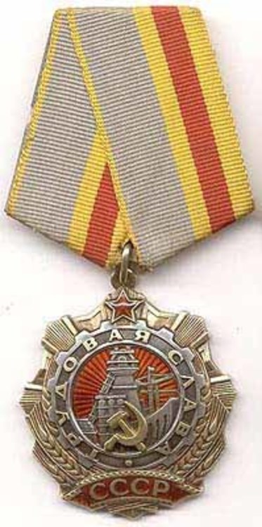 Order of labour glory 1st