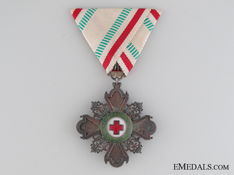 Order for Incentive to Humanity (Red Cross), III Class (for Men) Obverse