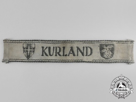 German Army Kurland Cuff Title Obverse