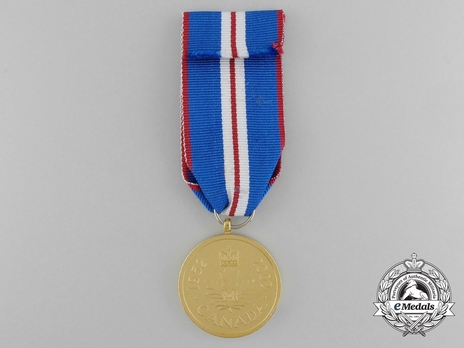 Medal (for Canadian recipients)  Reverse
