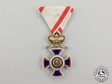 Order of Danilo I (Merit for the Independence), Type IV, IV Class, Officer Obverse
