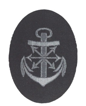 Kriegsmarine Maat Telephone Operator Insignia (embroidered) Obverse