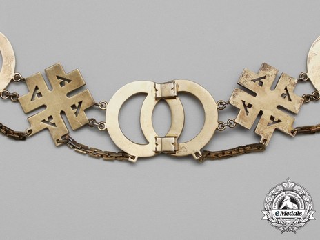 Order of Ferdinand I, Collar Reverse Detail