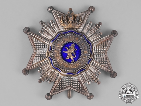 Royal Order of the Lion, Grand Officer Breast Star (1891-1951)