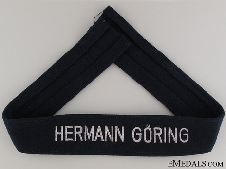 Luftwaffe Hermann Göring Cuff Title (EM version) Obverse