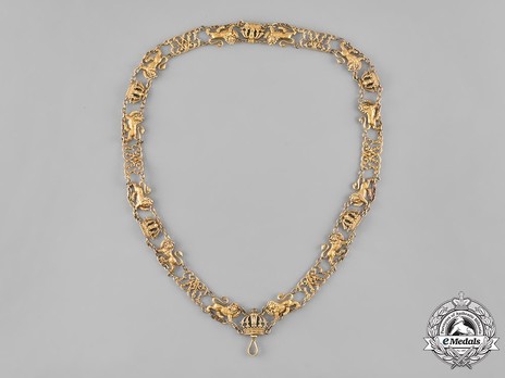 Royal Guelphic Order, Gold Collar (in silver gilt) Obverse