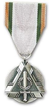 Divisions of the Lithuanian Armed Forces Medal for Outstanding Service Obverse