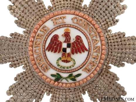 Order of the Red Eagle, Civil Division, I Class Breast Star (with faceted rays, variant) Obverse