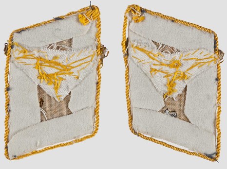 Luftwaffe Generalfeldmarschall Collar Tabs Reverse