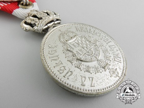 Royal Household Medal of King Alexander I Karadordevic, in Silver Reverse