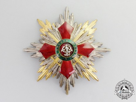 Order of Military Merit, I Class Breast Star Obverse