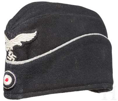 Luftwaffe Officer Ranks Black Field Cap Profile