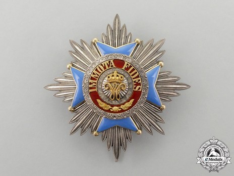 Dukely Order of Henry the Lion, Grand Cross Breast Star (in silver gilt) Obverse