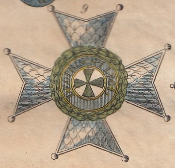 Order of St. Joachim, Commander Breast Star Obverse