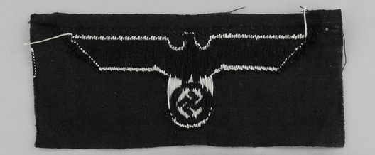 German Army Panzer Cloth Cap Eagle Insignia Reverse