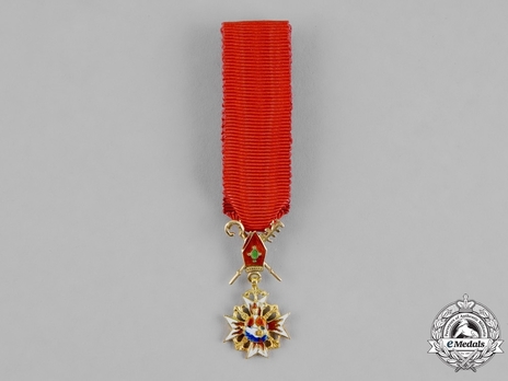 Order of Saint Januarius, Miniature Knight's Cross