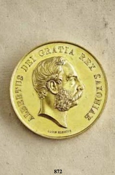 Medal for Art and Science "VIRTUTI ET INGENIO", Type VII, in Gold, Large Obverse