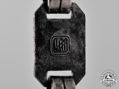 Allgemeine SS M36 Personalised Chained Service Dagger Chain Stamp Detail