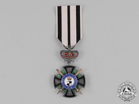 House Order of Hohenzollern, Type II, Military Division, III Class Honour Cross (with crown) Obverse