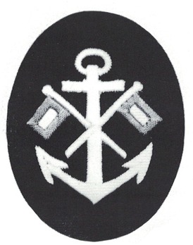 Kriegsmarine Maat Signal Insignia (embroidered) Obverse