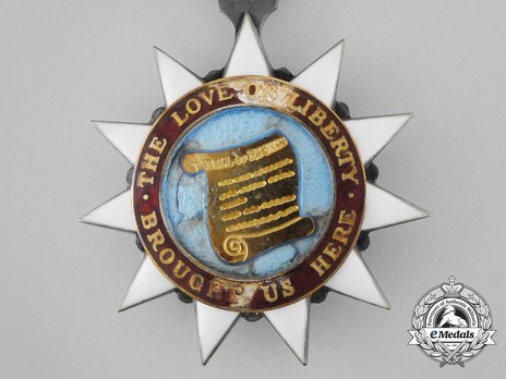 Order of the Pioneers of Liberia, Knight Reverse
