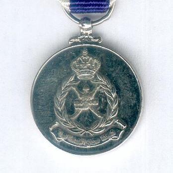 Miniature Silver Medal ObverseMiniature Royal Oman Police Meritorious Service Medal Obverse