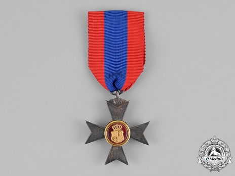 Princely Honour Cross, Civil Division, IV Class Cross (in silver & gold) Obverse
