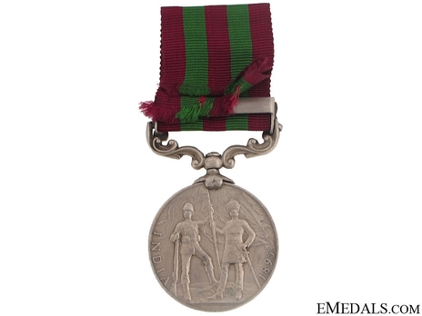Silver Medal (with "RELIEF OF CHITRAL 1895" clasp) (1896-1901) Reverse