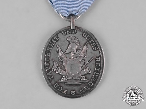 Military Honour Medal, Type II, in Silver Reverse