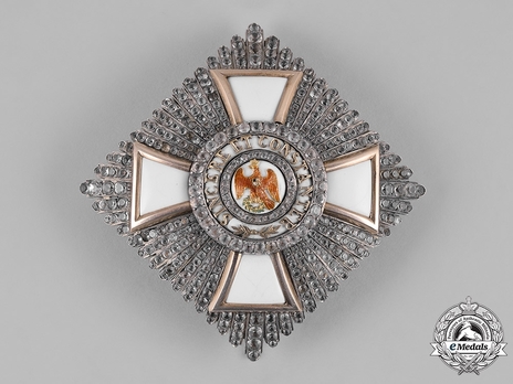 Order of the Red Eagle, Civil Division, Type V, II Class Breast Star (with diamonds) Obverse