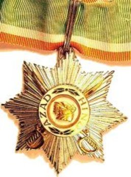 rder of Azad Hind, Tiger of India (Sher-e-Hind), Military Division, Grand Star (for combat service, with swords) 
