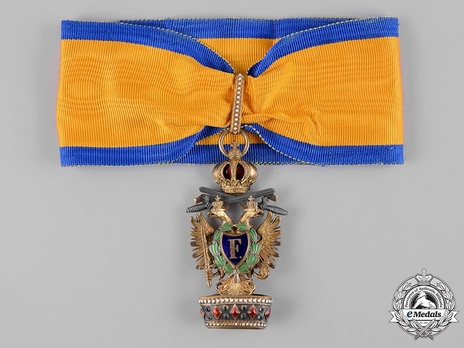 Order of the Iron Crown, Type III, Military Division, II Class (lower class & silver swords)