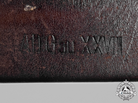 RAD Leather Belt Stamp Detail