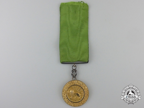 Order of Homayoun, Gold Medal Obverse