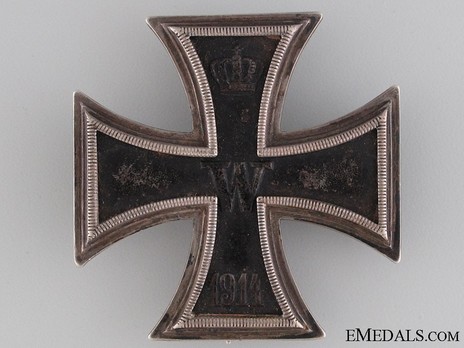 Iron Cross 1914, I Class Cross, by J. Wagner & Sohn Obverse