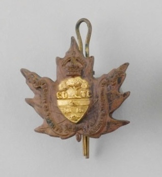 2nd University Training Company Officers Collar Badge Obverse