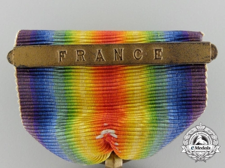 World War I Victory Medal (with Army "FRANCE" clasp) Clasp