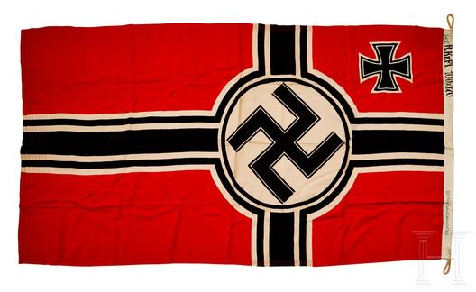 German Army Reich War Flag Reverse