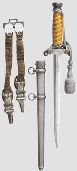 German Army Ernst Pack & Söhne-made Officer’s Dagger Reverse with Scabbard