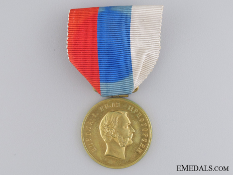 Medal for Zeal, Type I, in Gold Obverse