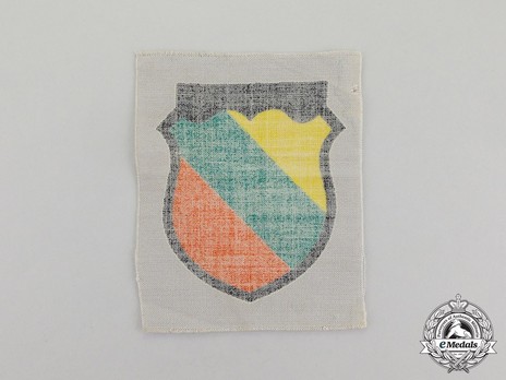 German Army Lithuania Sleeve Insignia Reverse
