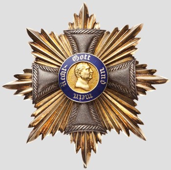 Friedrich Order, Type II, Civil Division, Grand Cross Breast Star (in gold) Obverse