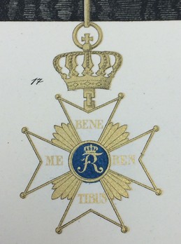 Order of Civil Merit, Grand Cross Reverse