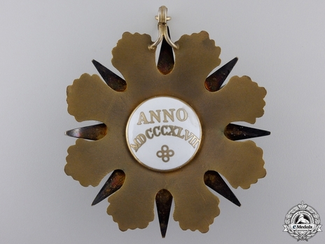 Order of Pius IX, Grand Cross  (with silver-gilt) Reverse