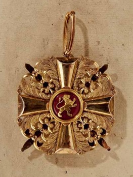 Order of the Zähringer Lion, Grand Cross with Swords (in silver gilt) Reverse
