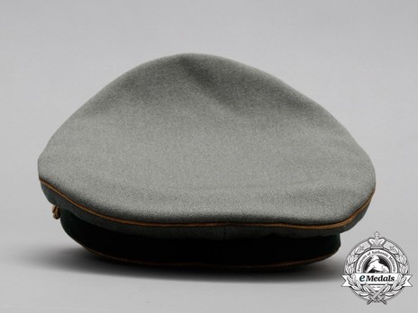 German Army General's Post-1943 Visor Cap (with cloth insignia) Back