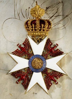 Order of the Red Eagle, Type V, Civil Division, Grand Cross (with crown & oak leaves) Obverse