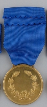 Medal of Military Valour, in Gold Reverse