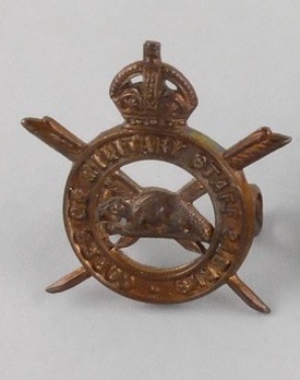 Corps of Military Staff Clerks Other Ranks Collar Badge Obverse