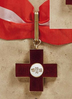 Latvian Red Cross Decoration, I Class Cross